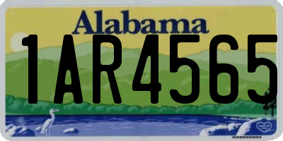 AL license plate 1AR4565
