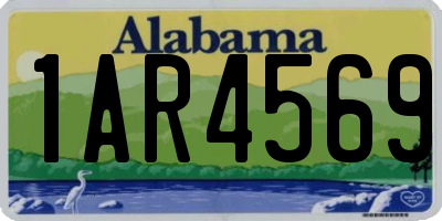 AL license plate 1AR4569