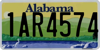 AL license plate 1AR4574