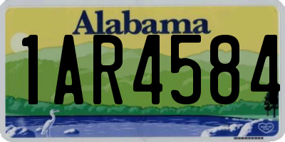 AL license plate 1AR4584