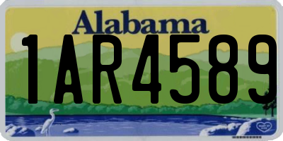 AL license plate 1AR4589