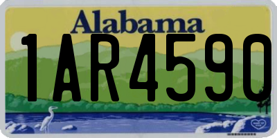 AL license plate 1AR4590