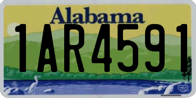 AL license plate 1AR4591