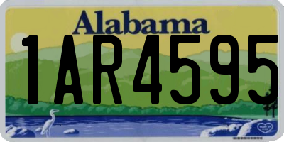 AL license plate 1AR4595