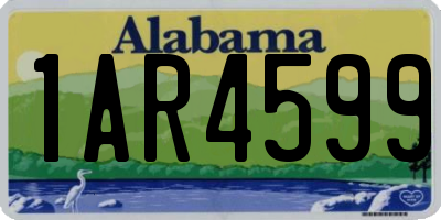 AL license plate 1AR4599