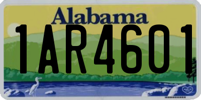 AL license plate 1AR4601