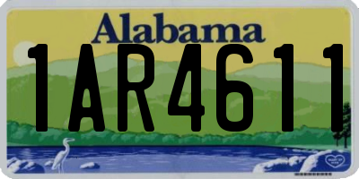 AL license plate 1AR4611