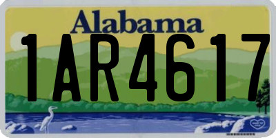 AL license plate 1AR4617