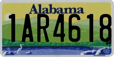AL license plate 1AR4618