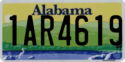 AL license plate 1AR4619