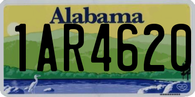 AL license plate 1AR4620