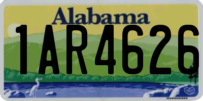 AL license plate 1AR4626