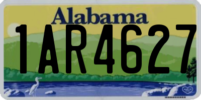 AL license plate 1AR4627