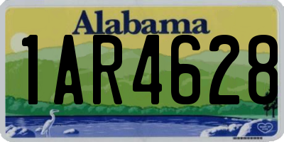 AL license plate 1AR4628