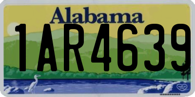 AL license plate 1AR4639