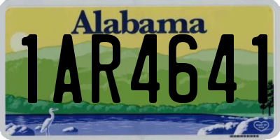 AL license plate 1AR4641