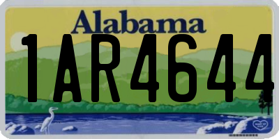 AL license plate 1AR4644
