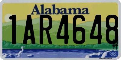 AL license plate 1AR4648