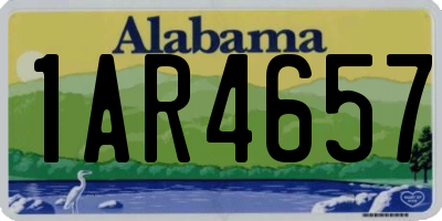 AL license plate 1AR4657