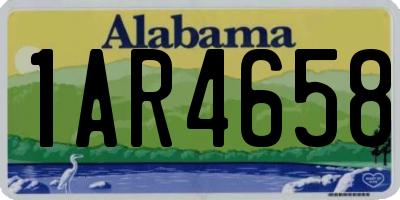 AL license plate 1AR4658