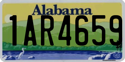 AL license plate 1AR4659