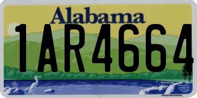 AL license plate 1AR4664