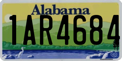 AL license plate 1AR4684