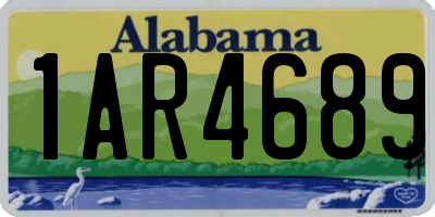 AL license plate 1AR4689