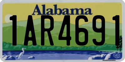 AL license plate 1AR4691
