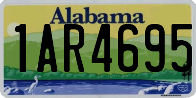 AL license plate 1AR4695