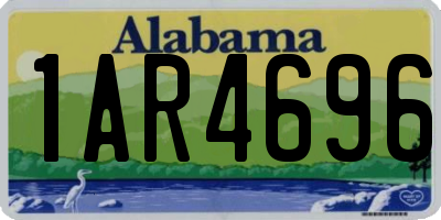 AL license plate 1AR4696
