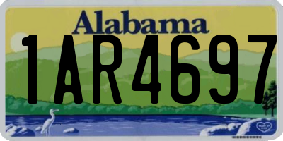 AL license plate 1AR4697