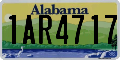 AL license plate 1AR4717