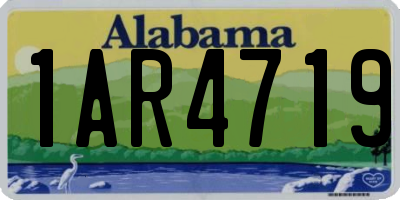 AL license plate 1AR4719