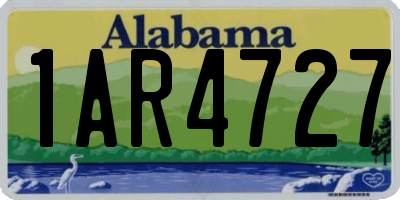 AL license plate 1AR4727