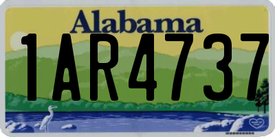 AL license plate 1AR4737
