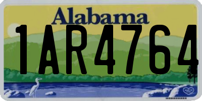 AL license plate 1AR4764