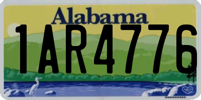AL license plate 1AR4776