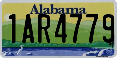 AL license plate 1AR4779