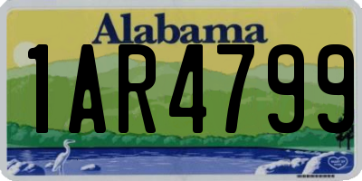 AL license plate 1AR4799
