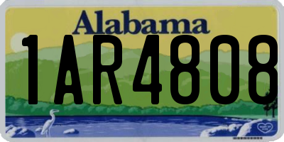 AL license plate 1AR4808