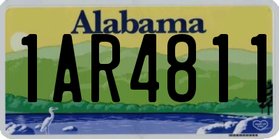AL license plate 1AR4811