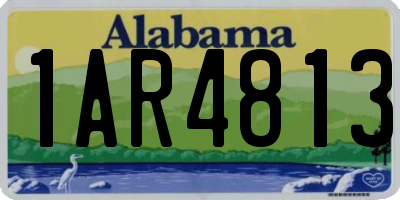 AL license plate 1AR4813