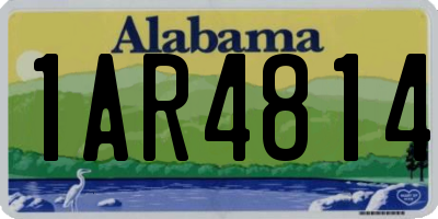 AL license plate 1AR4814