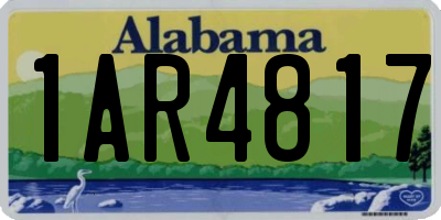 AL license plate 1AR4817