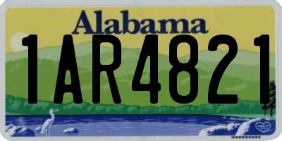 AL license plate 1AR4821