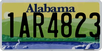 AL license plate 1AR4823