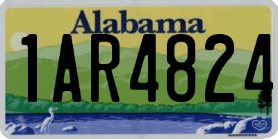 AL license plate 1AR4824