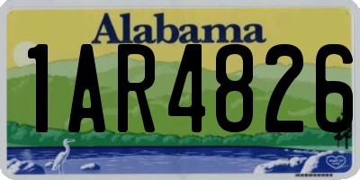 AL license plate 1AR4826