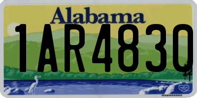AL license plate 1AR4830